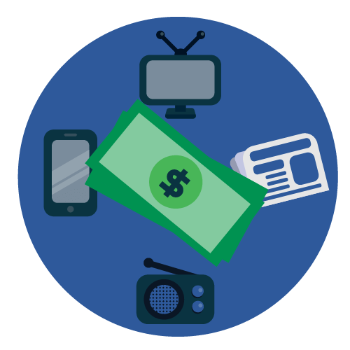 media buying icon Media Buying Strategy Icon