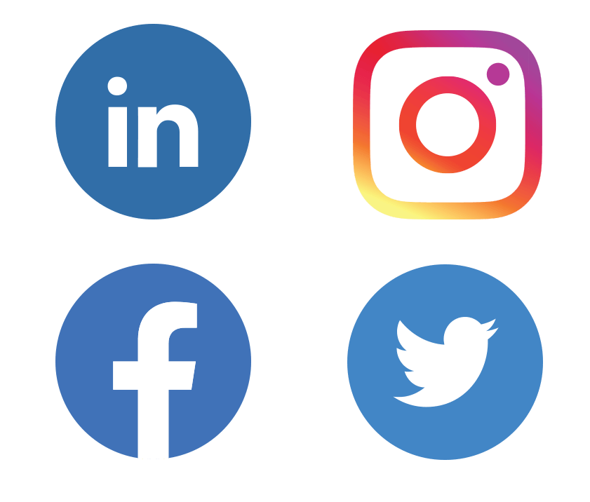 social logos square Social Media Icons Big Four