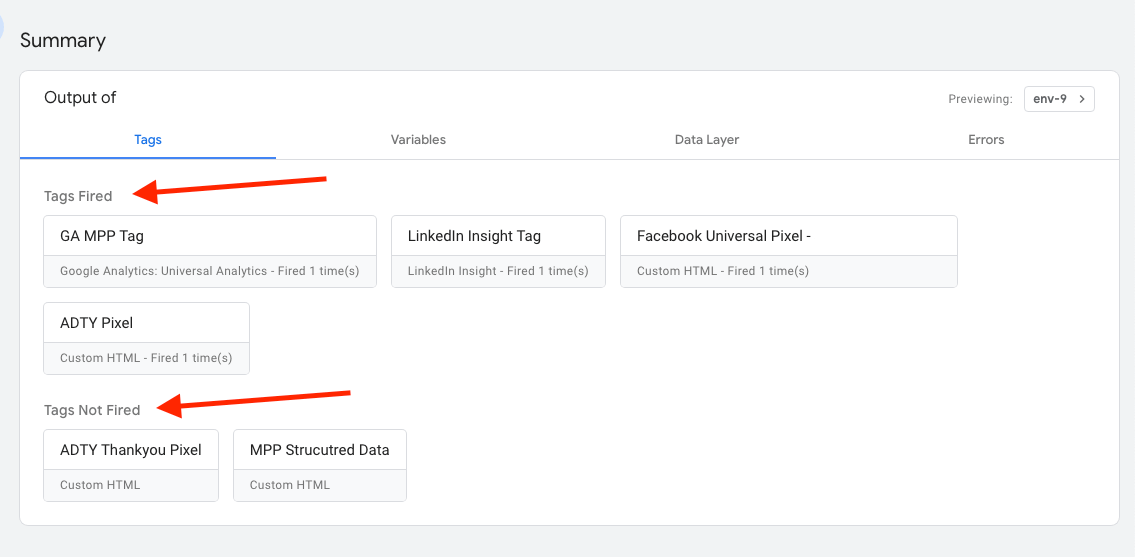 test Google Tag Manager implementation step 4