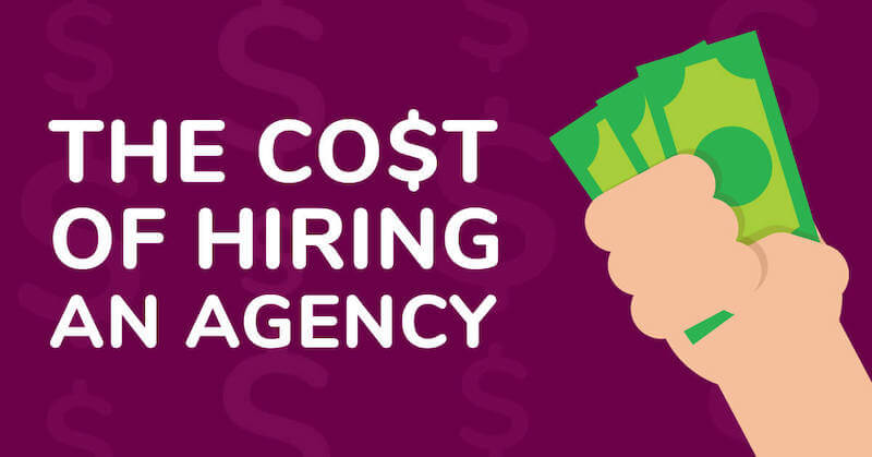 The cost of hiring a marketing agency
