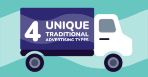 Unique traditional advertising types